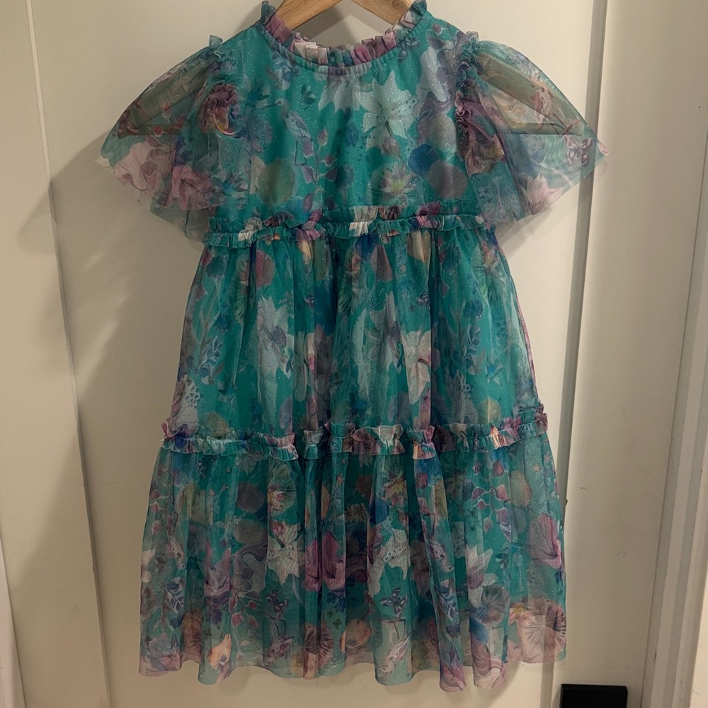 Next Multicolor Ruffled Dress Nordstrom